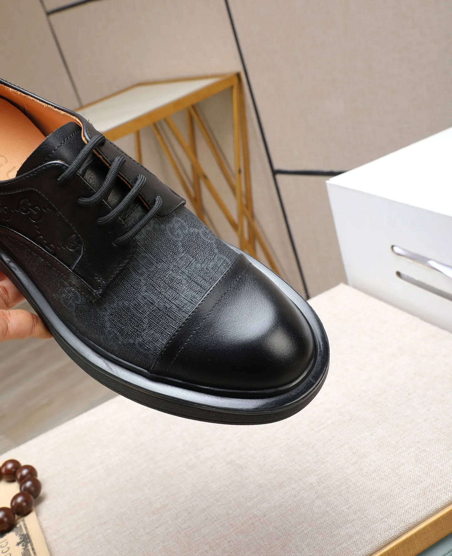 Men's shoes 💰520 📛📛Original (water-dyed cow lining) GUCCI official website formal shoes🌀 Italian 🇮🇹Imported cowhide➕Top imported water-dyed cowhide lining💋Finely handmade Original bottom, the real thing looks better when photographed in person Standard size 38-44
